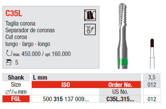 Separador de coronas